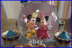 Disney Collectors RARE Disneyland 50th Anniversary Musical Castle Snow globe