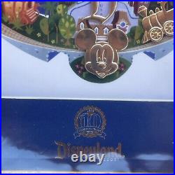 Disney DLR 10th Anniversary Of Pin Trading Framed Set 75777 LE 100 NEW RARE