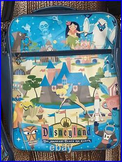Disney Disneyland 50TH Anniversary Retro Vintage Shag Style Tote Shoulder Bag
