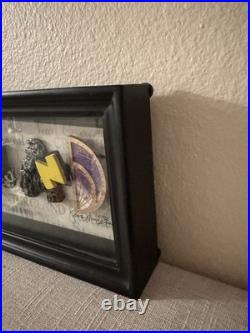 Disney Disneyland 50th Anniversary 2005 Icon Letters Shadow Box Framed Display
