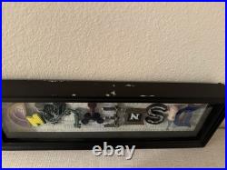 Disney Disneyland 50th Anniversary 2005 Icon Letters Shadow Box Framed Display