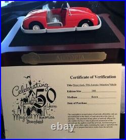 Disney Disneyland 50th Anniversary Autopia Attraction Vehicle-Brand New in Box