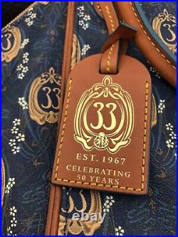 Disney Disneyland Club 33 50th Anniversary purse Dooney & Bourke NEW & BONUS