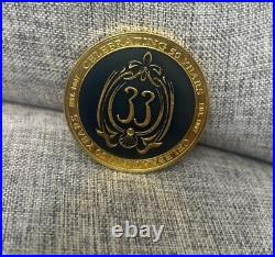 Disney Disneyland Club 33 Challenge Coin 50th Anniversary Members Only NEW