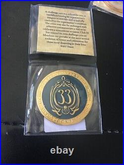 Disney Disneyland Club 33 Challenge Coin 50th Anniversary Members Only NEW