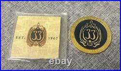 Disney Disneyland Club 33 Challenge Coin 50th Anniversary Members Only NEW