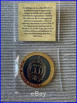 Disney Disneyland Club 33 Challenge Gold Coin 50th Anniversary Members Only NEW