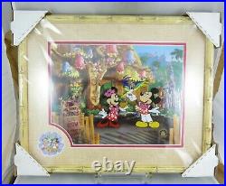 Disney Disneyland Enchanted Tiki Room 45th Anniversary Framed Cel and Pin Set