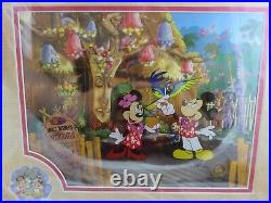 Disney Disneyland Enchanted Tiki Room 45th Anniversary Framed Cel and Pin Set