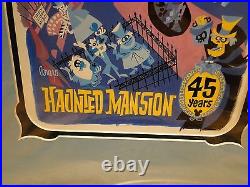 Disney Disneyland Haunted Mansion 45th Anniversary Happy Haunts Print Peraza