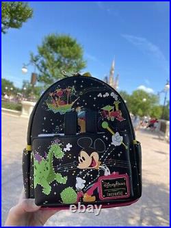 Disney Disneyland Main Street Electrical Parade Loungefly Backpack + Ears