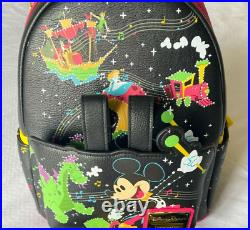 Disney Disneyland Main Street Electrical Parade Loungefly Backpack Elliot Plush