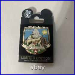 Disney Disneyland Matterhorn Bobsleds 50th anniversary pin