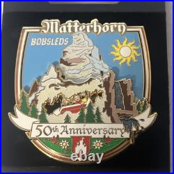 Disney Disneyland Matterhorn Bobsleds 50th anniversary pin