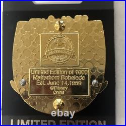 Disney Disneyland Matterhorn Bobsleds 50th anniversary pin