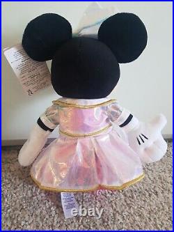 Disney Disneyland Paris 30th Anniversary Mickey & Minnie Mouse Plush Set New