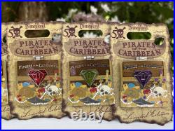 Disney Disneyland Pirates of the Caribbean 50th Anniversary 5 Pin Set LE2500 NEW Disney Disneyland Pirates of the Caribbean 50th Anniversary 5 Pin Set LE2500 NEW