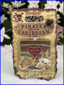 Disney Disneyland Pirates of the Caribbean 50th Anniversary 5 Pin Set LE2500 NEW Disney Disneyland Pirates of the Caribbean 50th Anniversary 5 Pin Set LE2500 NEW