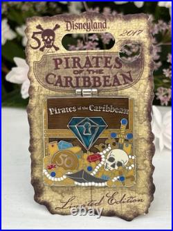 Disney Disneyland Pirates of the Caribbean 50th Anniversary 5 Pin Set LE2500 NEW Disney Disneyland Pirates of the Caribbean 50th Anniversary 5 Pin Set LE2500 NEW