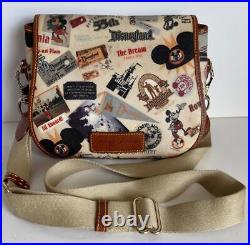 Disney Dooney & Bourke Disneyland 55th Anniversary Crossbody Messenger