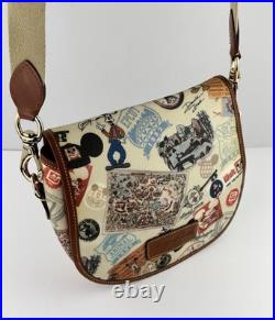 Disney Dooney & Bourke Disneyland 55th Anniversary Crossbody Messenger Bag