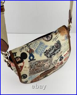 Disney Dooney & Bourke Disneyland 55th Anniversary Crossbody Messenger Bag