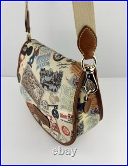 Disney Dooney & Bourke Disneyland 55th Anniversary Crossbody Messenger Bag