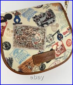 Disney Dooney & Bourke Disneyland 55th Anniversary Crossbody Messenger Bag