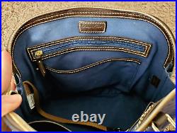 Disney Dooney & Bourke Disneyland 60th anniversary blue Mickey satchel purse bag