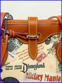 Disney Dooney & Bourke Walt Disneyland Tote 55th Anniversary Bucket Bag Mickey