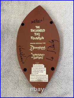 Disney Enchanted Tiki Room 45th Anniversary Fountain Kevin Kidney & Jody Daily