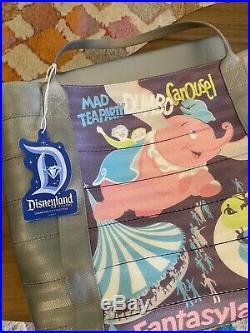 Disney Harvey's Fantasyland Poster Tote RARE Disneyland 60th Anniversary