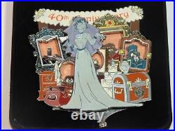 Disney Haunted Mansion Jumbo Pin Disneyland 40th Anniversary Ghost Bride Slider