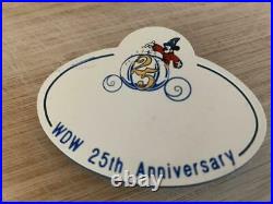 Disney Land WDW Cast member Name Tag 25 years Anniversary