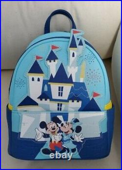 Disney Loungefly Mickey & Minnie Disneyland Park 65th Anniversary Backpack