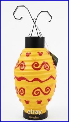Disney Mad Tea Party Tabletop Light Vault Collection Yellow Mickey Lantern New