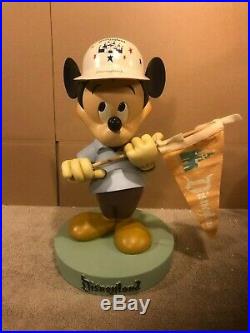 Disney Mickey Mouse at Disneyland Park Figure 50th Anniversary Big Fig + Box/COA