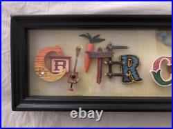 Disney Parks Critter Country Icon Letter Shadow Box Dave Avanzino Disneyland