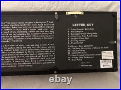 Disney Parks Critter Country Icon Letter Shadow Box Dave Avanzino Disneyland