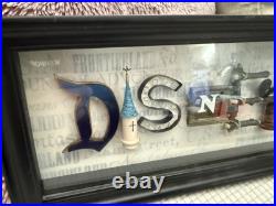 Disney Parks Dave Avanzino Shadow Box Disneyland 50th Anniversary Icon Letters