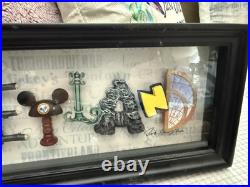 Disney Parks Dave Avanzino Shadow Box Disneyland 50th Anniversary Icon Letters