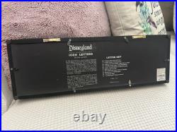 Disney Parks Dave Avanzino Shadow Box Disneyland 50th Anniversary Icon Letters
