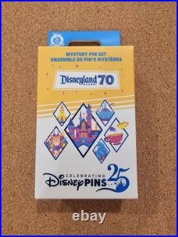 Disney Parks Disneyland 70th Anniversary Celebration Mystery Pin Set (Complete)