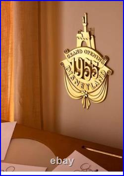 Disney Parks Disneyland Grand Opening Plaque Sign 70th Anniversary 1955 Castle
