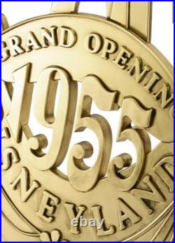 Disney Parks Disneyland Grand Opening Plaque Sign 70th Anniversary 1955 Castle