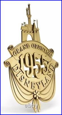 Disney Parks Disneyland Grand Opening Plaque Sign 70th Anniversary 1955 Castle