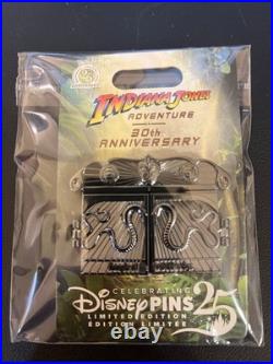 Disney Parks Disneyland Indiana Jones Adventure 30th Anniversary Doors LE Pin