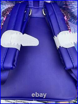 Disney Parks Disneyland Paris 30th Sparkling Purple Backpack Bag Loungefly New