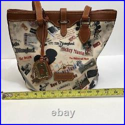 Disney Parks Dooney & Bourke Disneyland 55th Anniversary Bucket Tote Handbag
