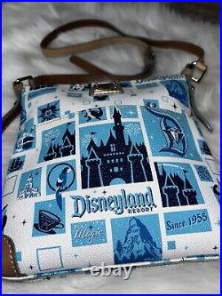 Disney Parks Dooney & Bourke Disneyland Castle 60th Anniversary Crossbody Bag